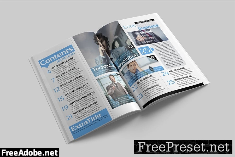 Magazine Template XW55NVT