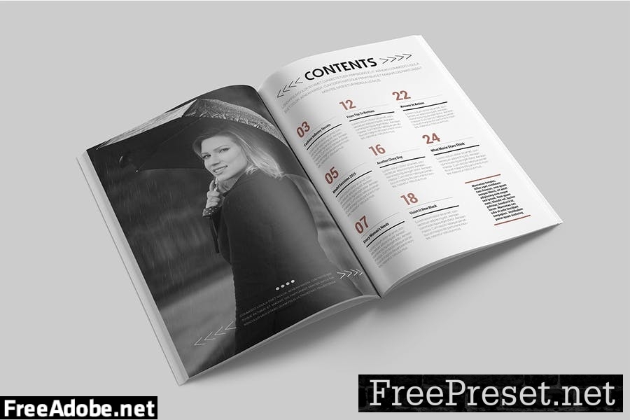 Magazine Template ZD7QDM6