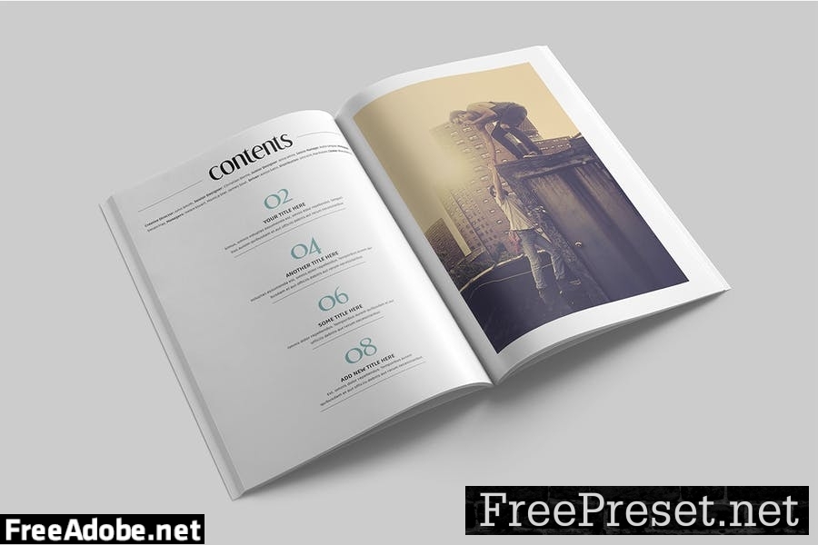 Magazine Template ZSMBXVB