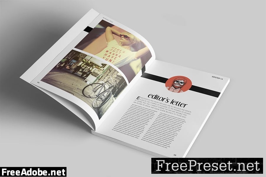 Magazine Template ZSMBXVB