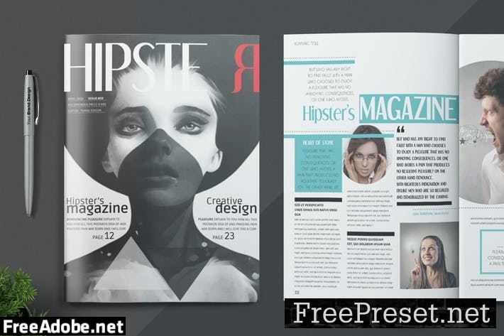 Magazine Template ZSMBXVB