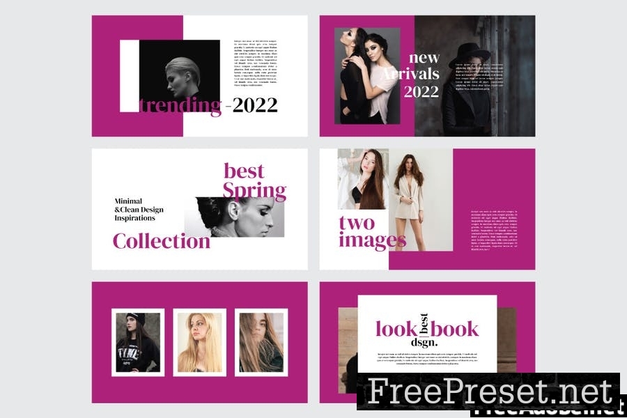 MAGENTA - Google Slide Template V199