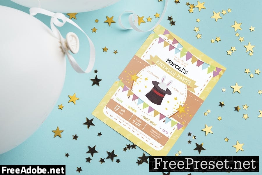 Magical - Kids Birthday Invitation