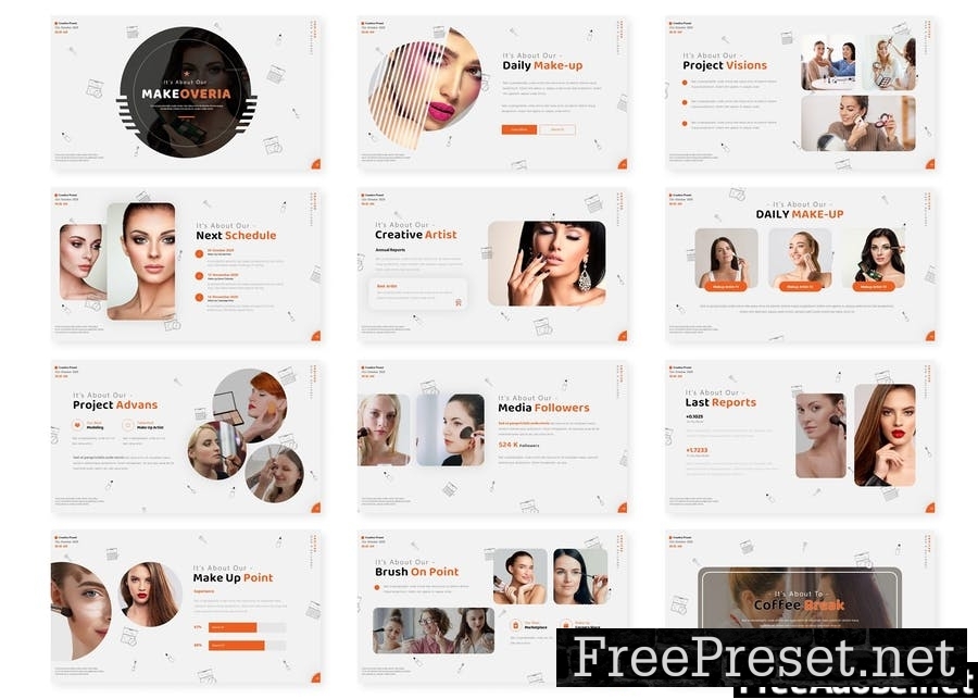 Makeoveria - Presentation Template