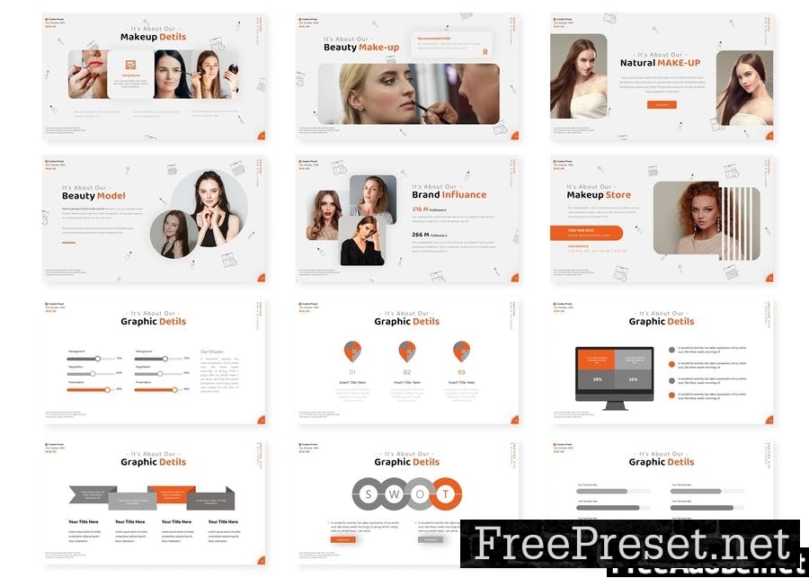 Makeoveria - Presentation Template