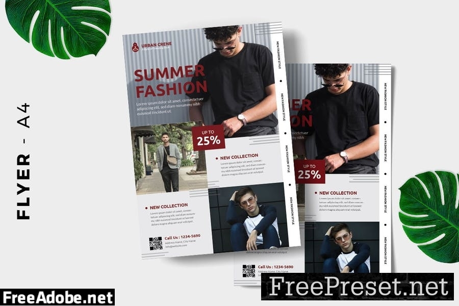 Man Fashion Flyer Design 75WAFLF