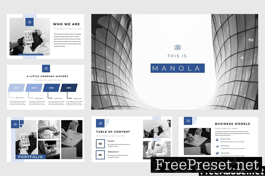 Manola Pitch Deck Google Slides Presentation