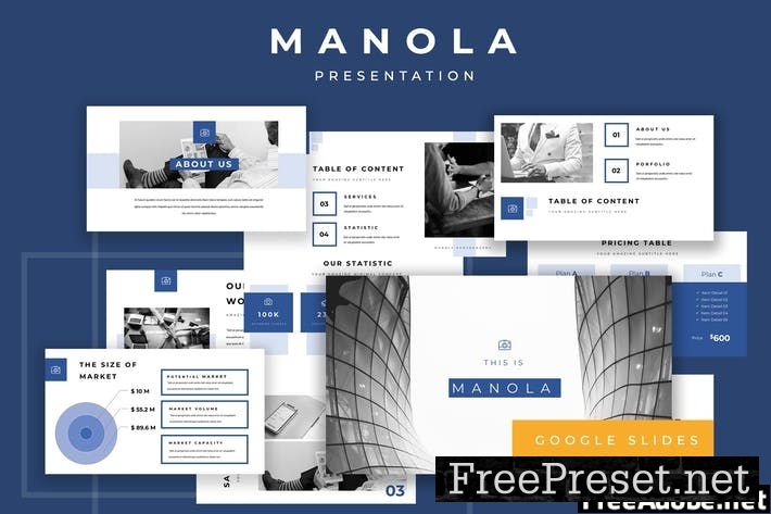 Manola Pitch Deck Google Slides Presentation XQFPWY