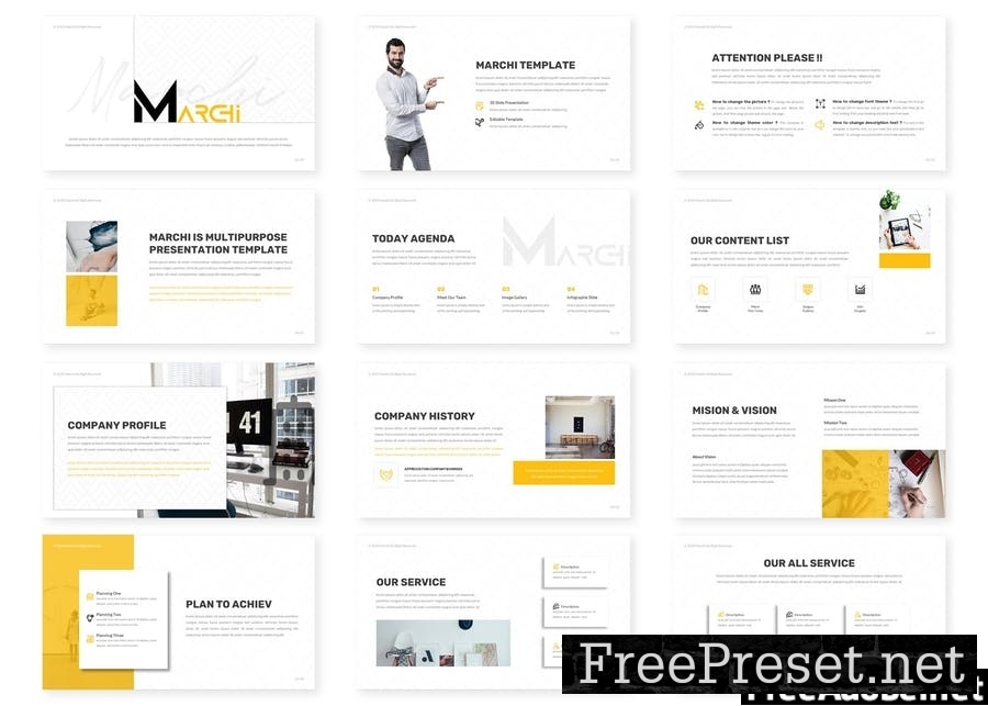 Marchi - Multipurpose Powerpoint Template