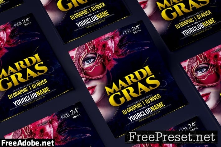 Mardi Gras Flyer CYF4SD5