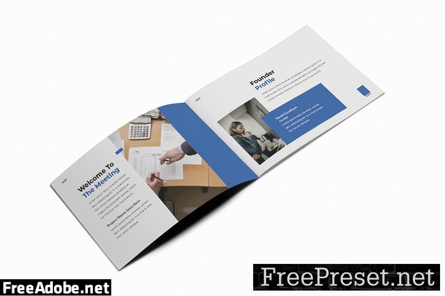 Marketing Agency A5 Brochure Template DY9UTGC