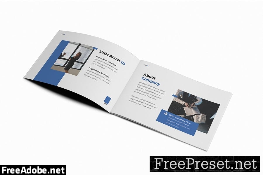 Marketing Agency A5 Brochure Template DY9UTGC