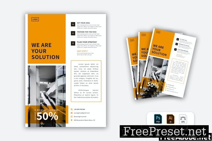 Marketing Agency Flyer 6JFFQET