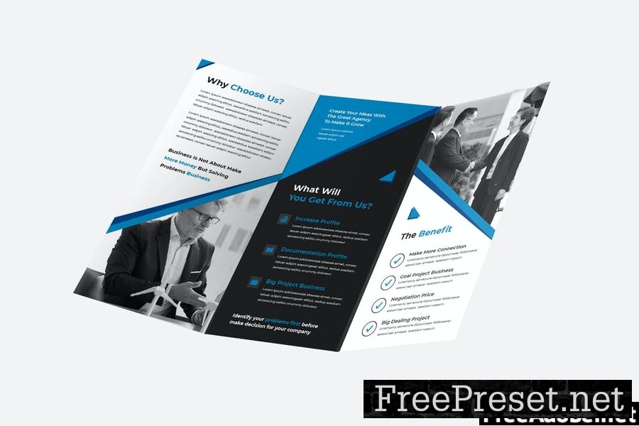 Marketing Agency Trifold Brochure