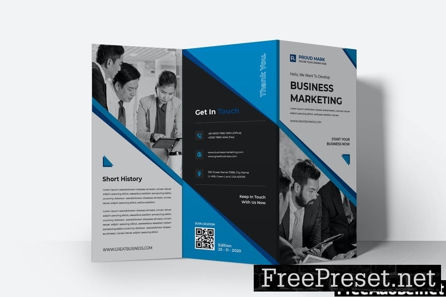 Marketing Agency Trifold Brochure