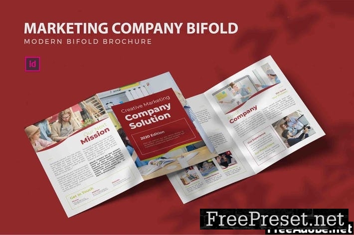 Marketing Company - Bifold Brochure 4DQQ73X