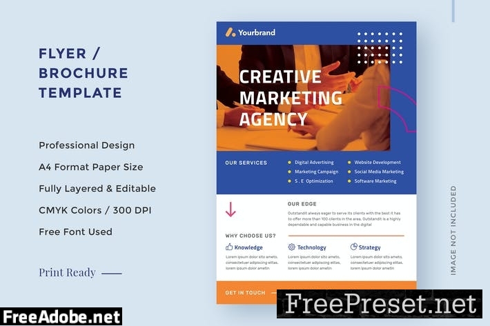 Marketing Flyer Template F3ZFLZE