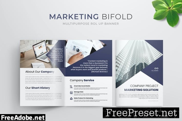 Marketing Solution | Bifold Brochure K7DAWWL