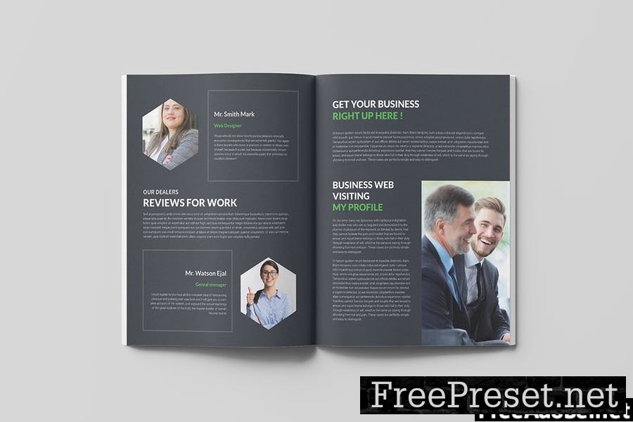 Marnich | Business Brochure Template Design NMGP3UX