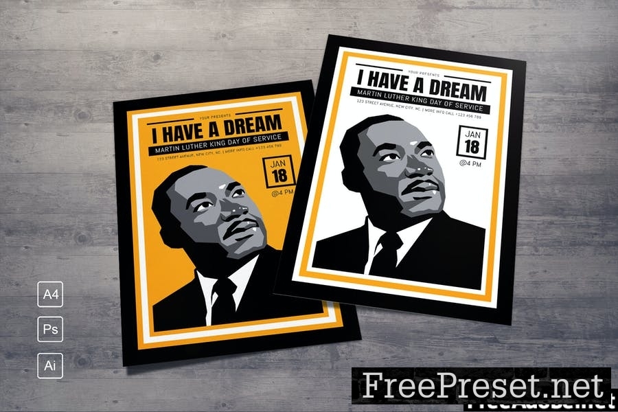 Martin Luther King Day Flyers