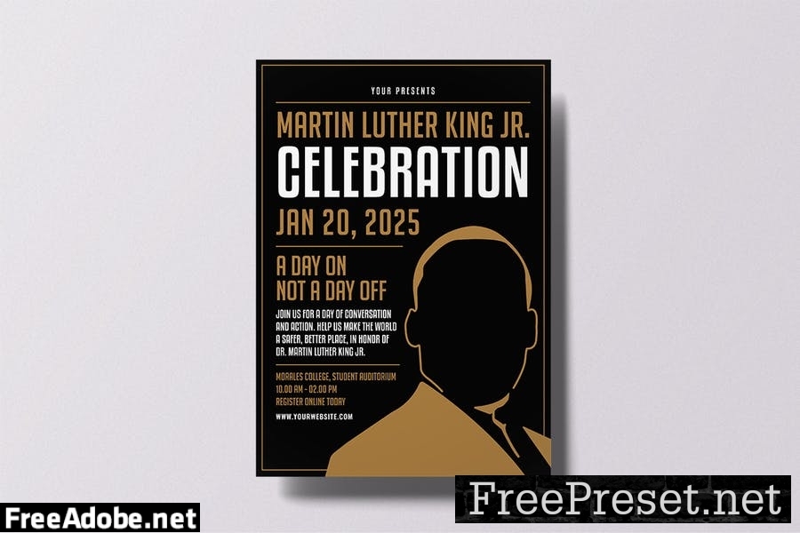 Martin Luther King Jr Day Flyer