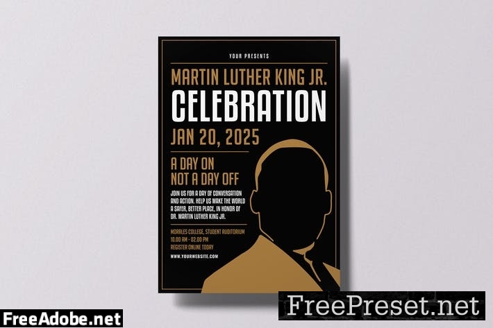 Martin Luther King Jr Day Flyer 2QV765Y