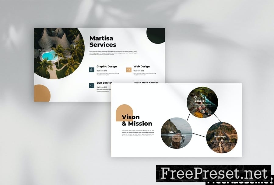 Martisa - Travel Powerpoint Template TNPDKFR