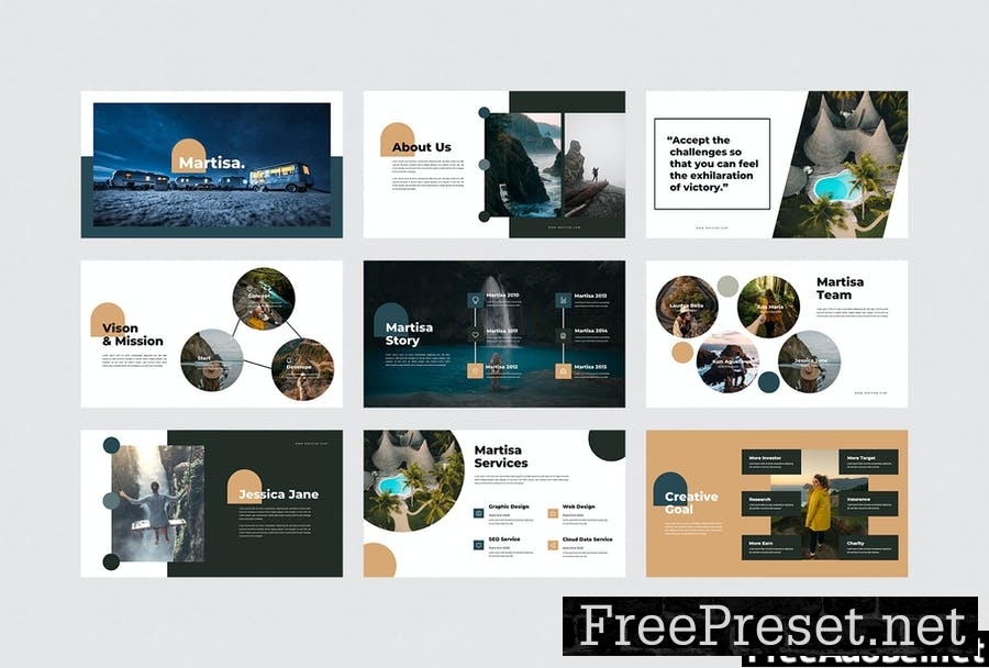 Martisa - Travel Powerpoint Template TNPDKFR