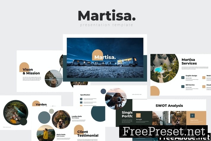 Martisa - Travel Powerpoint Template TNPDKFR