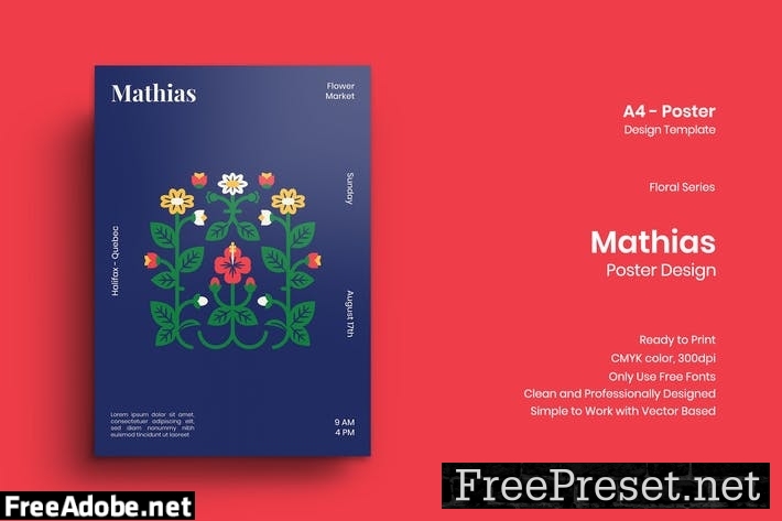 Mathias Poster Design DQQ8FHF