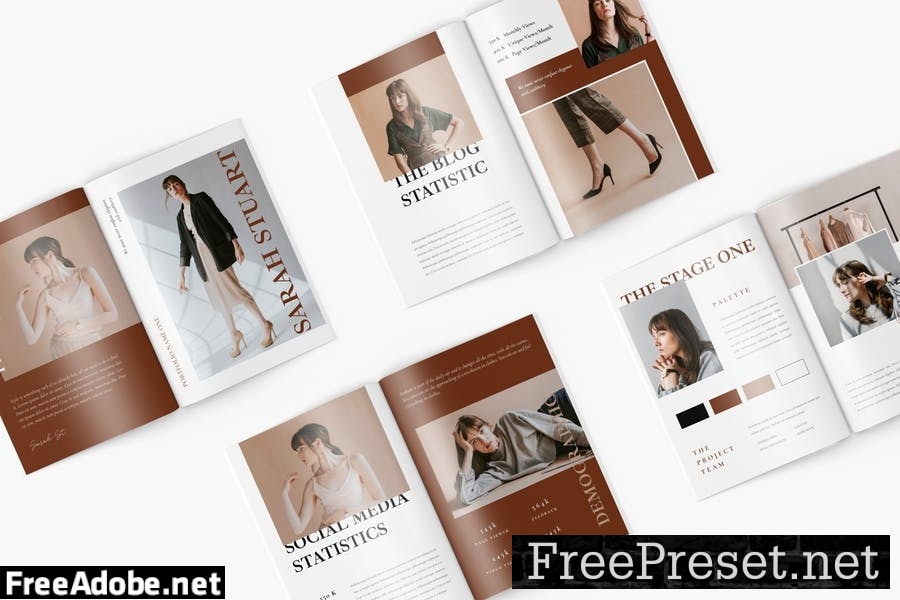 Media Kit Template for Blogger & Influencer XYU3U8A