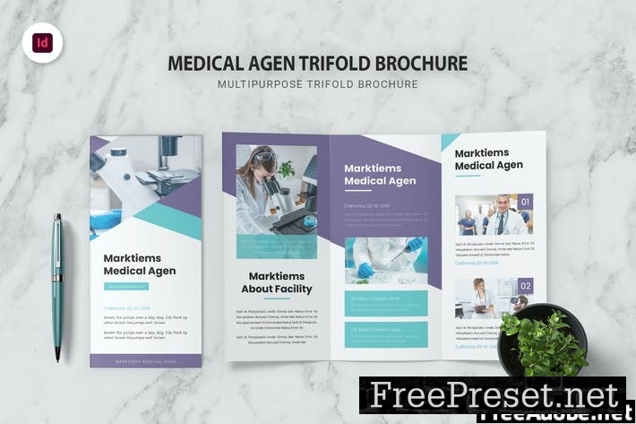 Medical Agen Trifold Brochure PH6K2WS