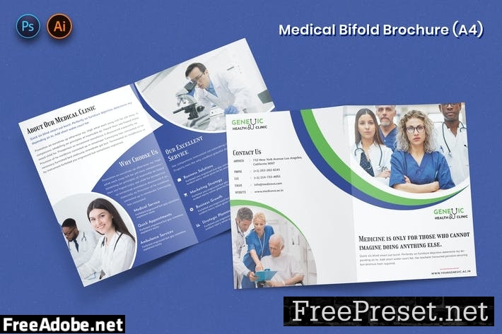 Medical Brochure Bifold Template-02 4TF5YHQ