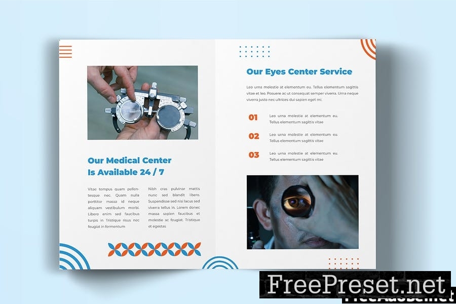 Medical Eye Care Bifold Brochure