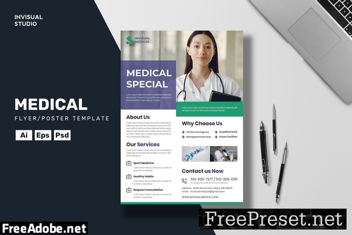 Medical - Flyer Template PSUN4VM