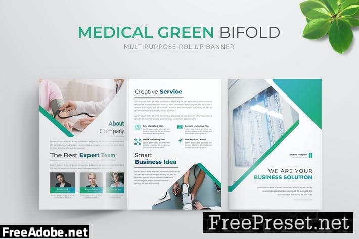 Medical Green | Bifold Brochure UCMGBNJ