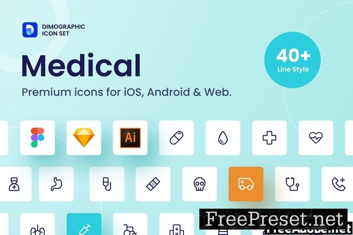 Medical Icon Pack UZ 8U2WAVF