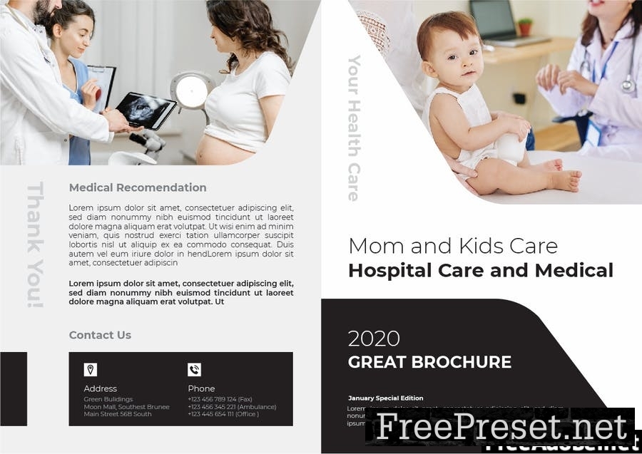 Medical Mom And Kids Brochure