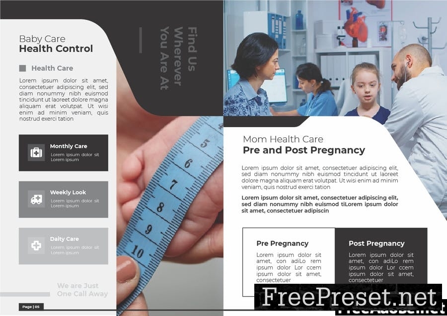 Medical Mom And Kids Brochure