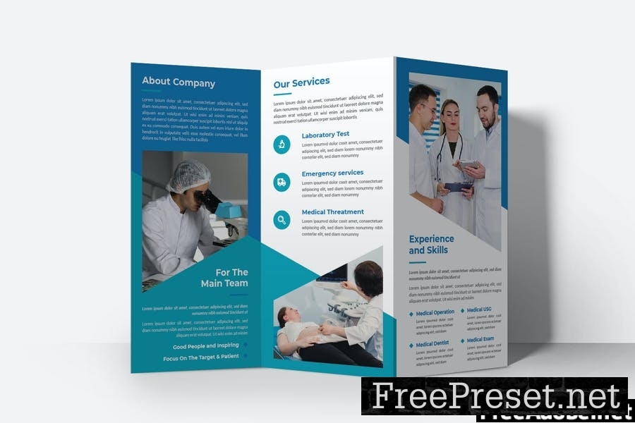 Medical Threatment Trifold Brochure