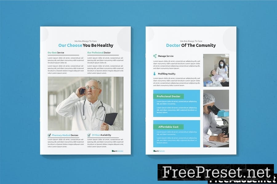 Medicalist Company - Brochure Template ELAMS9S