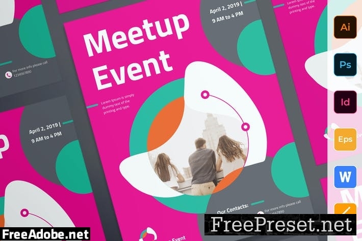 Meetup Event Poster BA49M2L