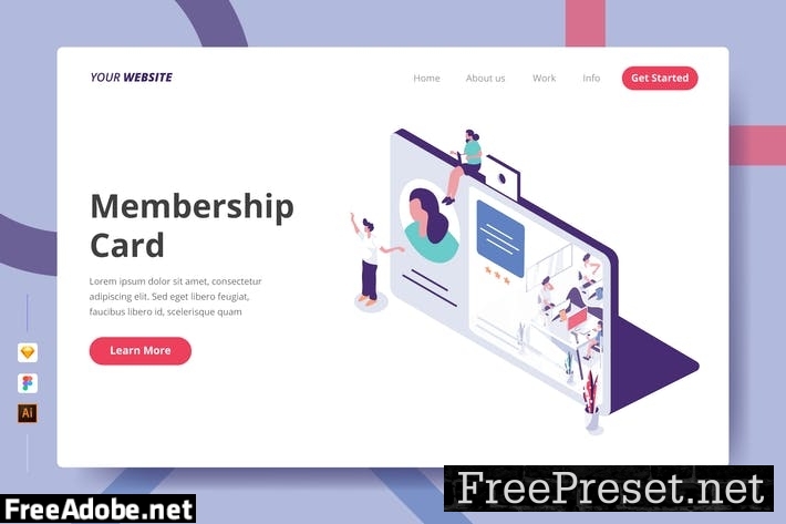 Membership Card - Landing Page XTAK5BY