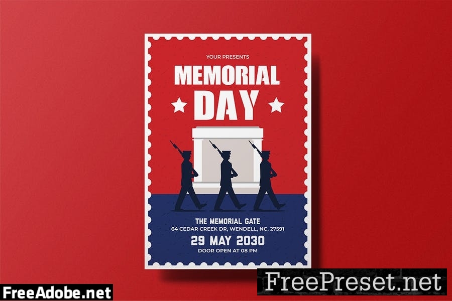 Memorial Day Flyer VQ8W68W