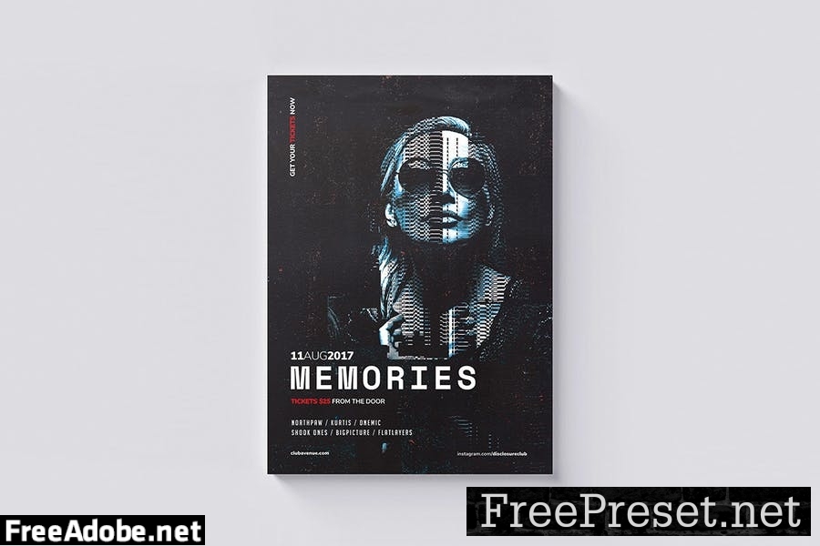 Memories Poster / Flyer Template FG5EDY