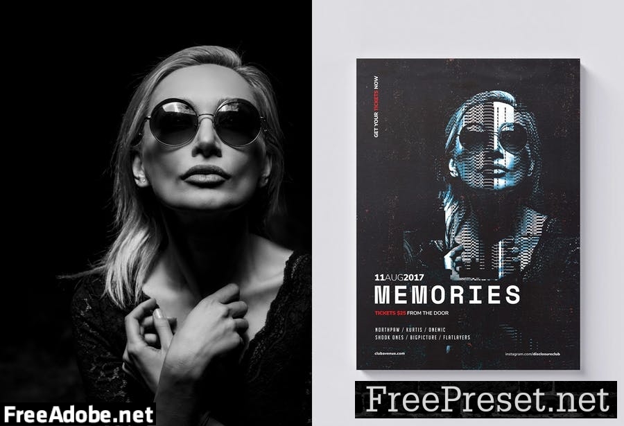 Memories Poster / Flyer Template FG5EDY