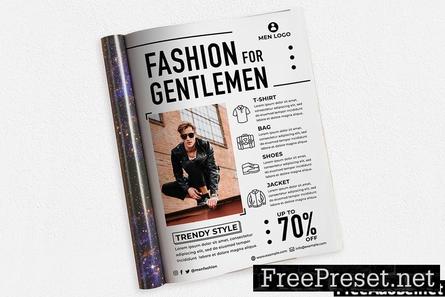 Men Fashion #01 Print Templates Pack