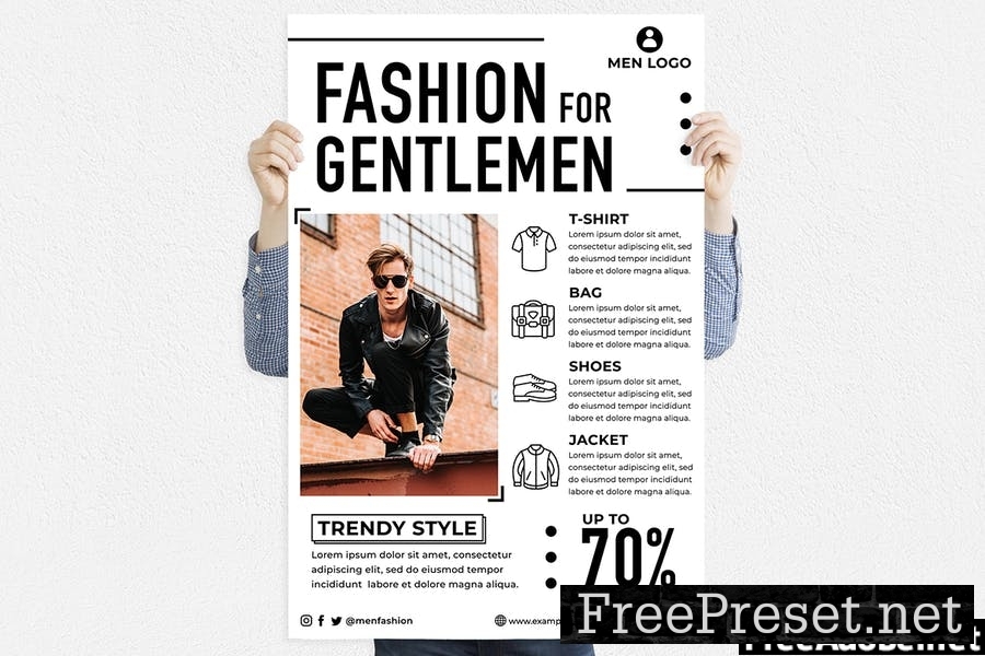 Men Fashion #01 Print Templates Pack