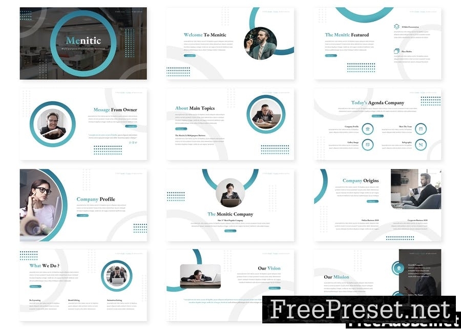 Menitic - Business Powerpoint Template