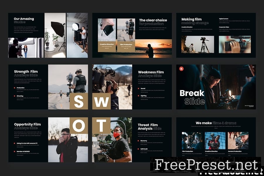 MESKER - Filmmakers Powerpoint Template